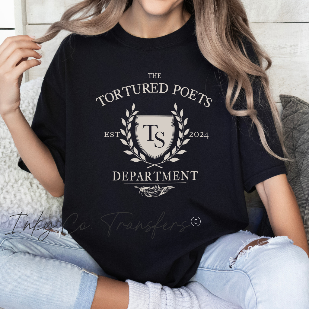 Tortured Poets Department - Crest in White