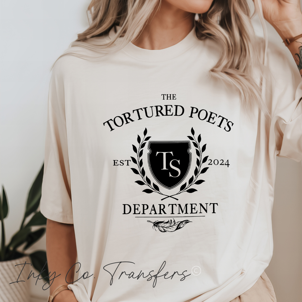 Tortured Poets Department - Crest in Black