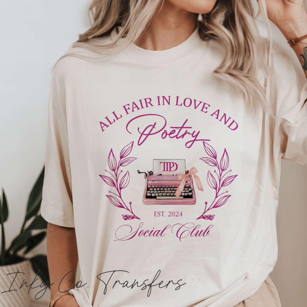 Alls Fair in Love and Poetry - Pink