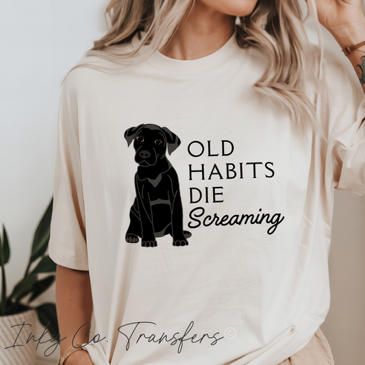 Old Habits Die Screaming - Black Dog